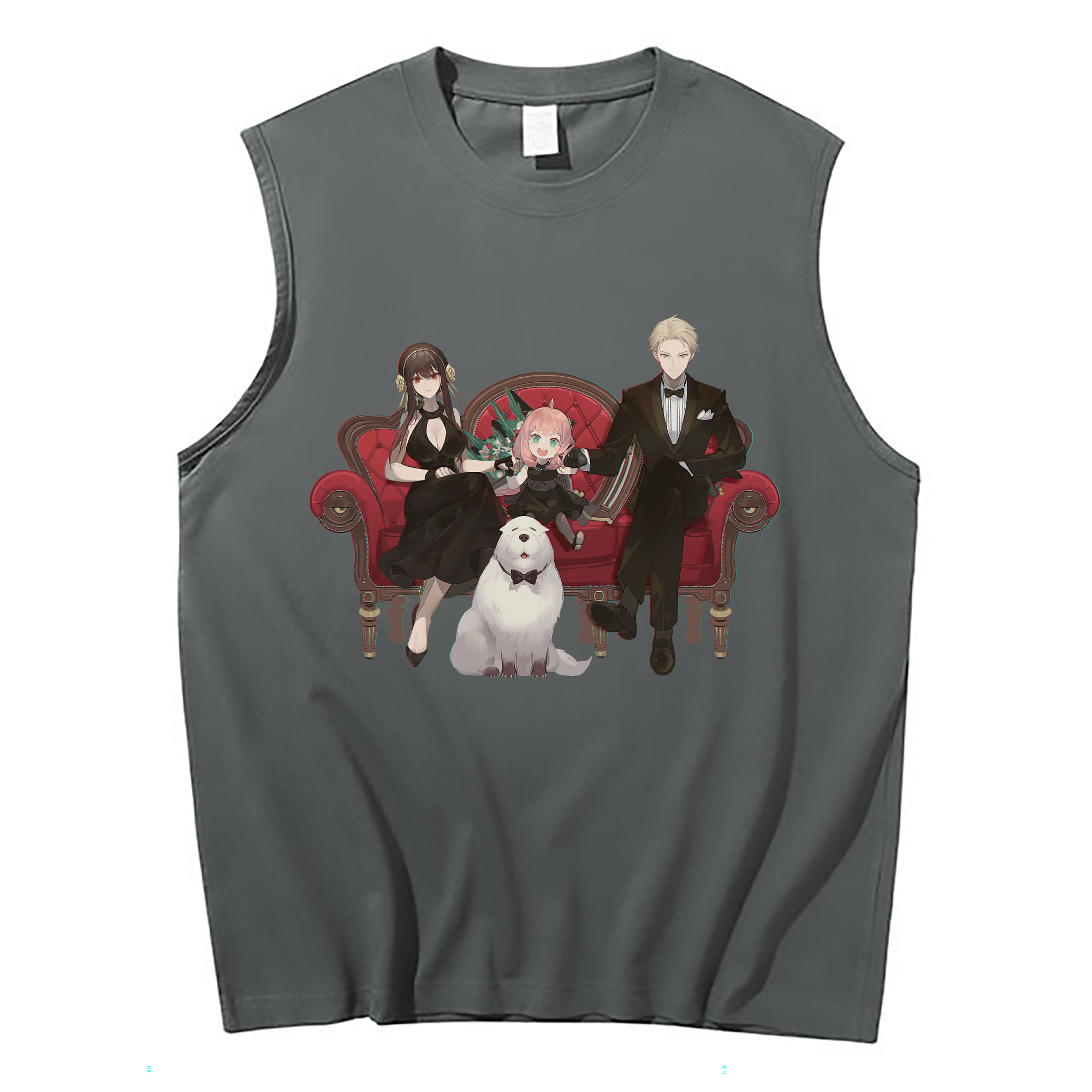 （画像用） SPY×FAMILY间谍家家酒 コットン100％タンクトップ（フロントプリント）